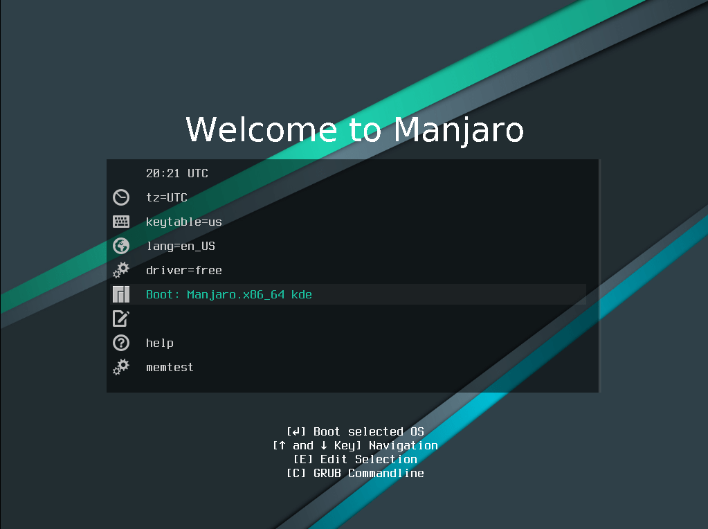 Настройка grub manjaro linux